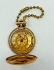 Gruen Antique Gruen Ladies Hunter Case Pocket Watch Engraved Dial Monogram Cover