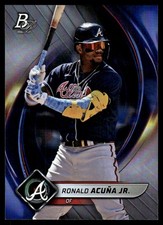 Ronald Acuna Jr. 2022 Bowman Platinum #30 Braves MLB READ FREE SHIP AutographDen