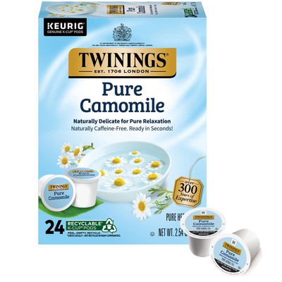 Twinings of London Pure Camomile Tea K-Cups for Keurig, 24 Count