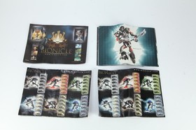 LEGO Bionicle Instructions Lot 8606 8588 8589 8592 Lehvak Kurahk Turahk