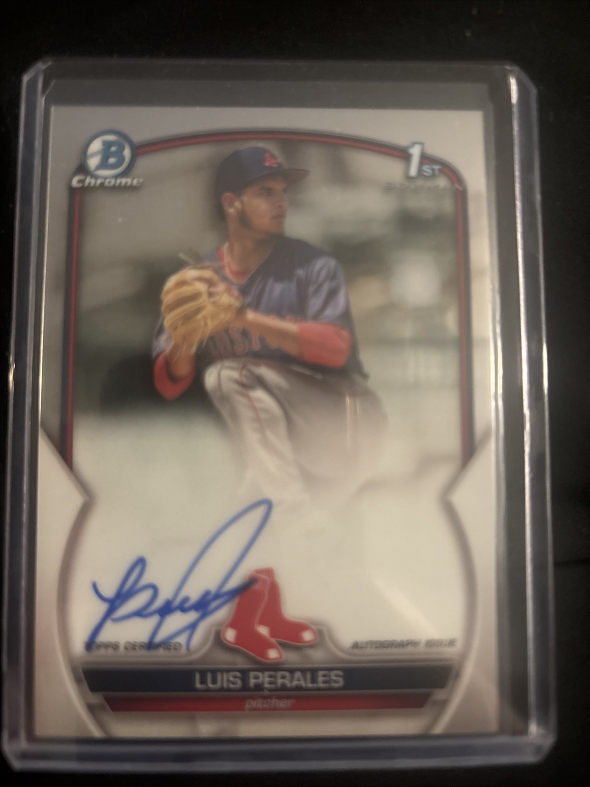 2023 Bowman Chrome Prospect Auto Luis Perales #CPA-LP Auto