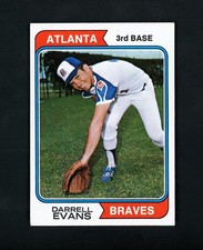 Darrell Evans 1974 Topps - Atlanta Braves #140 NM-MT