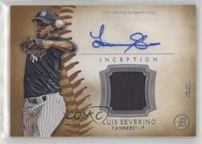 2015 Bowman Inception Auto Relics Gold 49/50 Luis Severino #IAR-LS Auto s3g