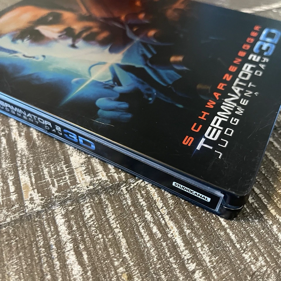 Terminator 2 Judgement Day 3D SteelBook Blu-ray 1991 2 Disc Region B Rare - Image 3 of 4