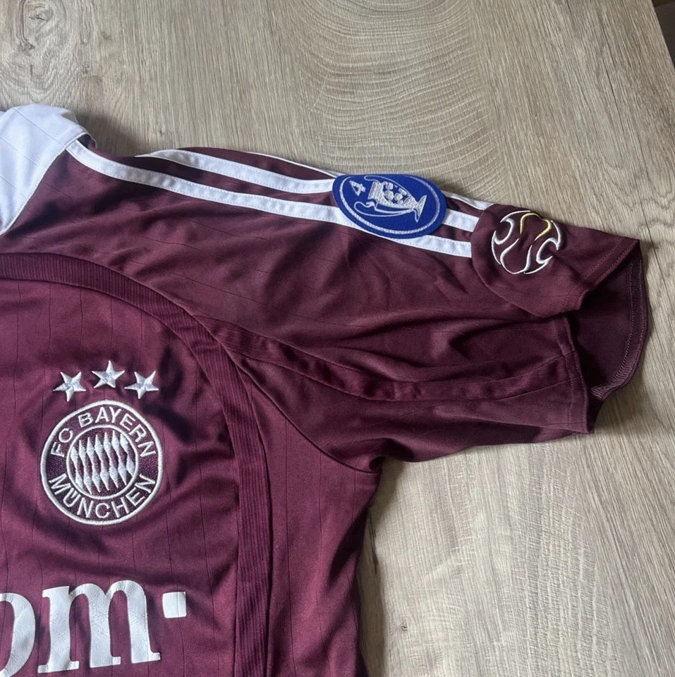 MAILLOT THIRD FOOTBALL ADIDAS BAYERN MUNICH LIGUE DES CHAMPIONS 2006 2007 T M - Photo 4/4