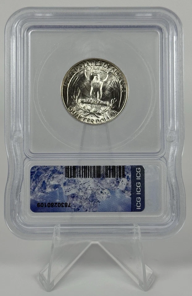 1943-S Washington Silver Quarter MS66 DDO S/S RPM Brilliant Uncirculated - Image 2 of 4