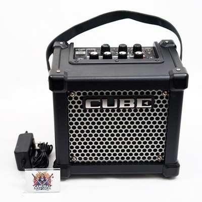 Roland Micro Cube GX schwarz Gitarrenverstärker tragbar COSM-Effekte getestet...