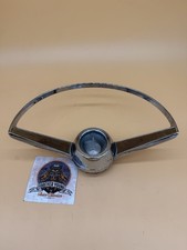 1964 Pontiac Grand Prix Steering Wheel Horn Ring Emblem Trim Original