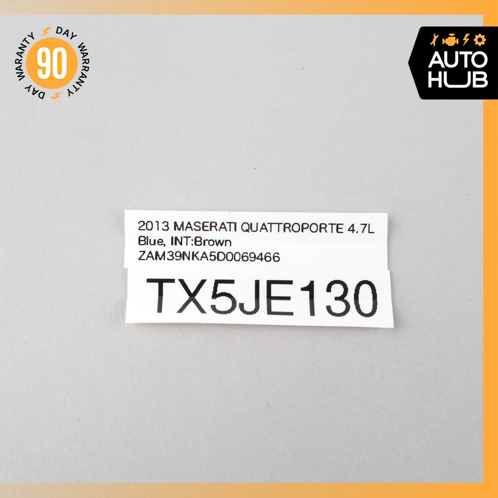 03-13 Maserati Quattroporte M139 Rear Right Side Window Switch Control OEM 51k