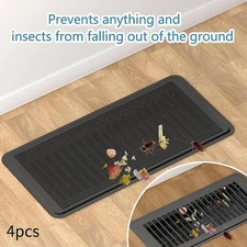4x Decor Grate Ventilation Floor Vent Cover for Vent Space Bathroom Air Vent