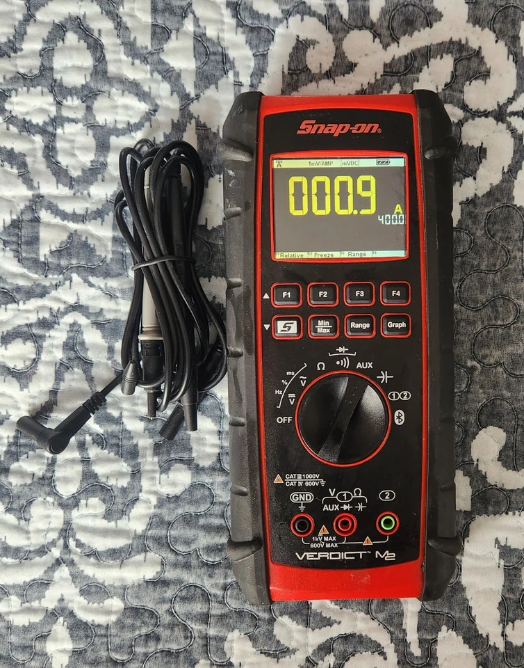Snap-on Verdict M2 Diagnostic Digital Multimeter **READ** - Image 3 of 4