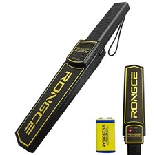 Handheld Metal Detector Wand, Adjustable Sensitivity Metal Detector with Soun...