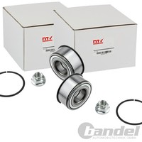 2X NTY RADLAGER-SATZ Hinten Vorne Beidseitig Passend FÜR Renault Clio Kangoo