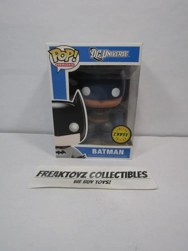 9" Funko Pop Heroes Batman, DC Universe, CHASE LE, (Box Damage)