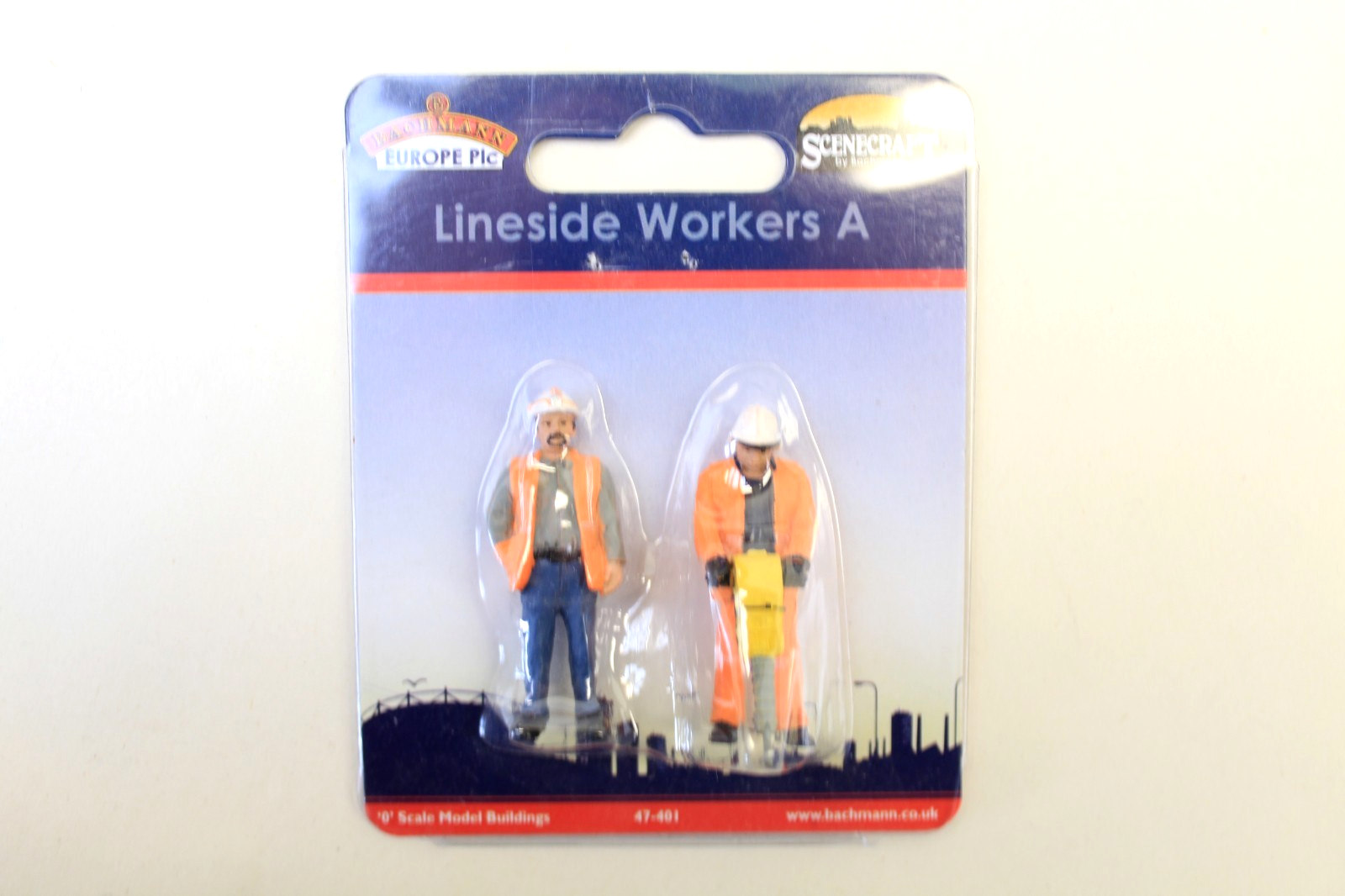 Bachmann 47-401 Lineside Workers A O Gauge Painted Figures D5