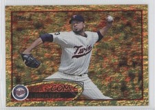 2012 Topps Gold Sparkle Francisco Liriano #517 0c4