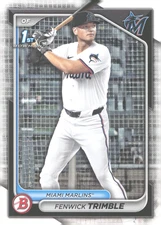 2024 Bowman Draft - #BD-121 Fenwick Trimble Marlins 1st Bowman