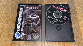 Amok Sega Saturn Game With Manual, Good Condition
