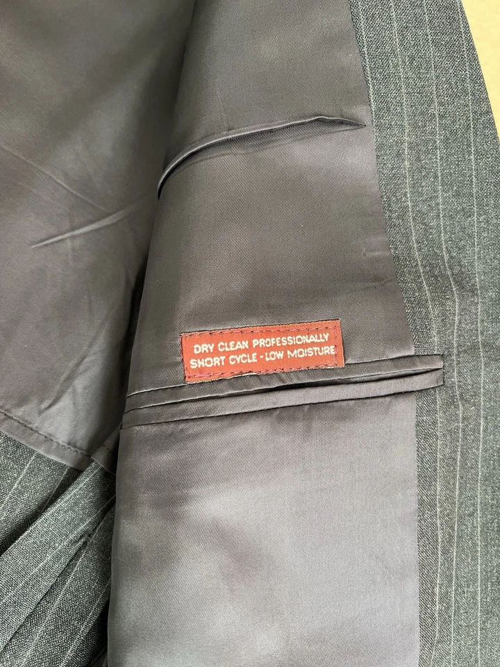 Traje Jos A Bank 2 piezas para hombre 42R gris lana colección ejecutiva hecho en EE. UU. Foto 4 de 4