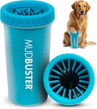 Dexas Mudbuster Portable Dog Paw Cleaner, Paw Washer, Blue, Medium - NEW!!