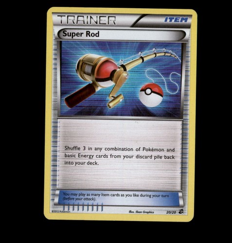 Super Rod 20/20 Holo Rare Dragon Vault Pokemon Lightly Played
