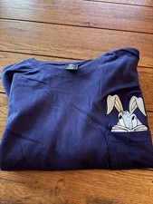 Warner Bros Bugs Bunny Embroidery Pocket Shirt XXL