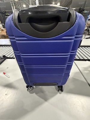 ROCKLAND MELBOURNE HARDSIDE EXPANDABLE SPINNER WHEEL LUGGAGE, 20 INCH - BLUE