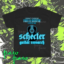 Brand New Schecter Guitar Research Logo American T-Shirt Funny Size S to 5XL