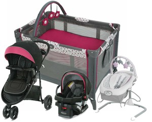 graco swing rocker combo