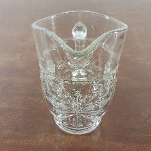 Jarra de vidrio Anchor Hocking Star of David cristalería vintage ~ 5,5" H x 3,5" W - Imagen 4 de 9
