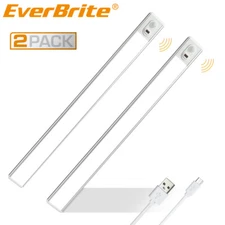 EverBrite 70LED Dimmer Under Cabinet Light 2PC 300Lumen Ultra Thin LED Light Bar