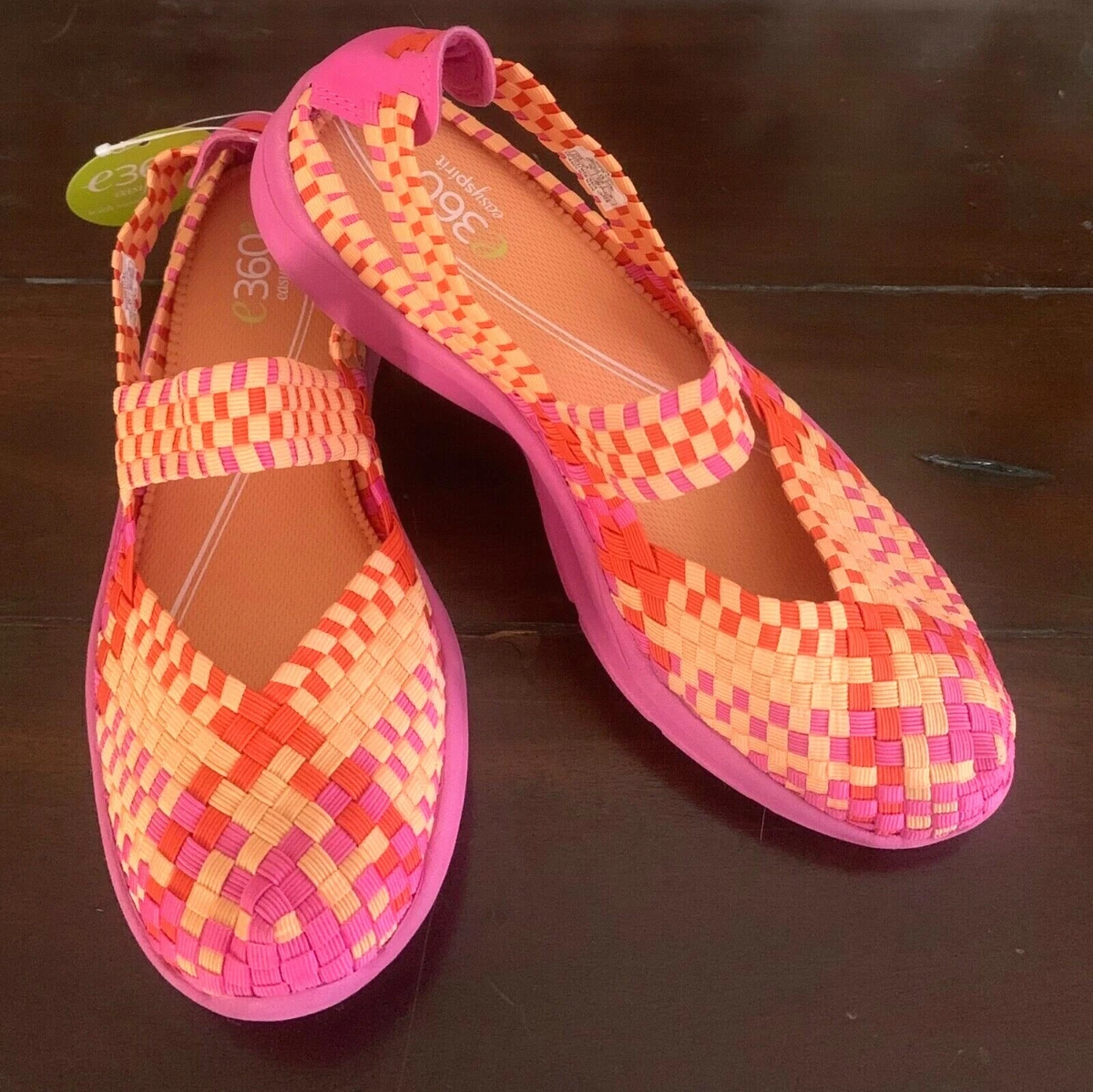 EASY SPRIRT e360 Sandals 7.5 W ESQUARTET Sandal Woven Mary Jane