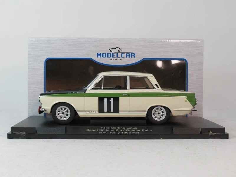 MCG Model Car group Ford Cortina Lotus #11 RAC Rally 1966 1/18 MCG18435R - Immagine 3 di 4