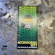 1977 Ford Truck Accessories Pamphlet Ford Pickup Brochure Dentside Ford Brochure 1977 Ford Truck Accessories Pamphlet Ford Pickup Brochure Dentside Ford Brochure
