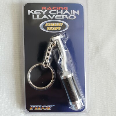 Racing Key Chain - EXHAUST Carbon Fiber (Read description)