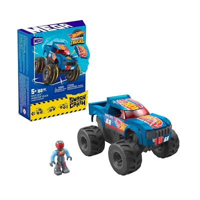Mattel Hot Wheels Smash & Crash Monster Truck Crash-Funktion Bausteine A41