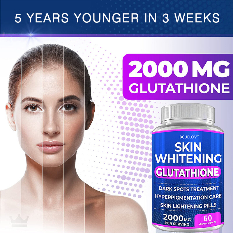 l glutathione dosage whitening L-Glutathione Capsule Liver Health Powerful Antioxidant, Anti-UV