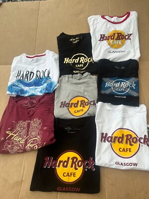 Hard Rock Cafe Glasgow Damen T-Shirt 2XS XS S M L XL 2XL Neu mit Etikett Neu