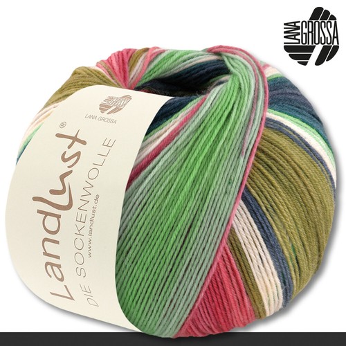Lana Grossa 100 g Landlust die Sockenwolle 4-fädig Stricken Wolle Garn 34 Farben - Bild 20 von 103