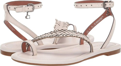 coach feather sandals