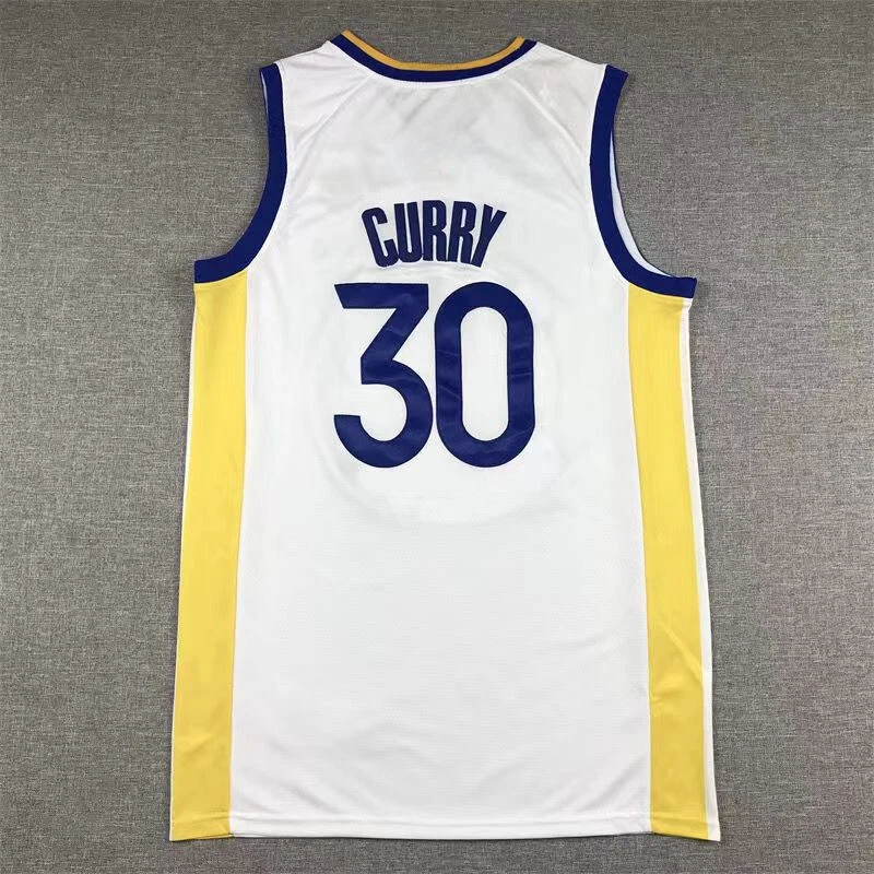 Retro version NBA Golden State Warriors Yellow #30 Jersey,Golden State  Warriors