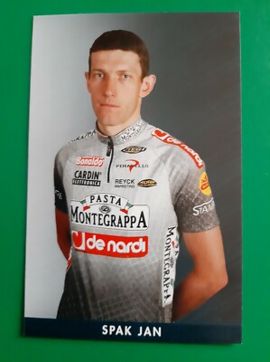 CYCLING cycling card JAN SPAK team DE NARDI PASTA MONTEGRAPPA 2001