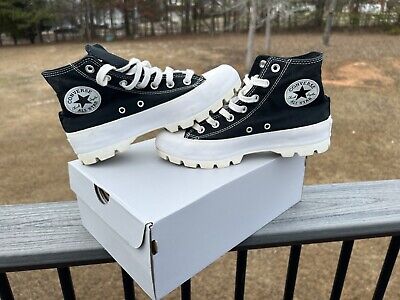 Converse Chuck Taylor High Top All Star Lugged Platform Black White 1.0 2.0  