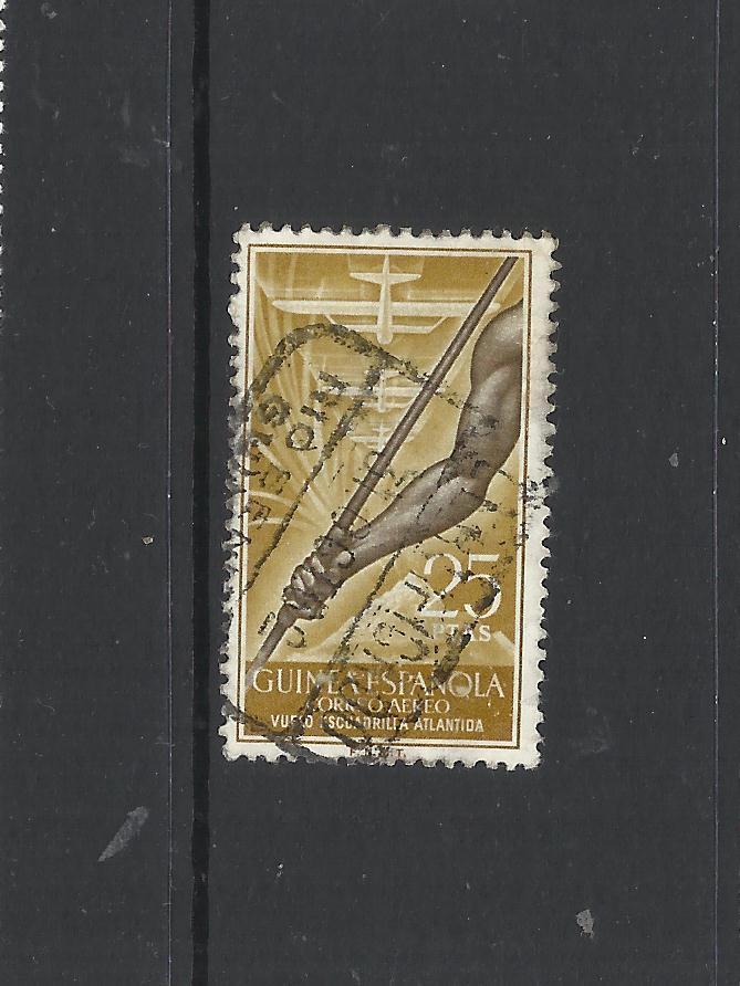 GUINEA ESPAÑOLA. Año: 1957. Tema: VUELO DE LA ESCUADRILLA "ATLANTIDA". (Usados).