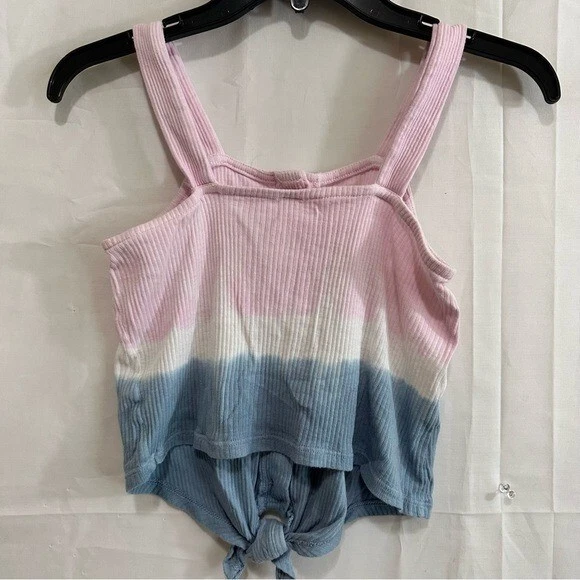 Camiseta sin mangas Justice Girls rosa/blanco/azul talla 8 Foto 2 de 4