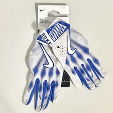 Nike Alpha Elite Duke PE Men  s Size M Blue White Batting Gloves