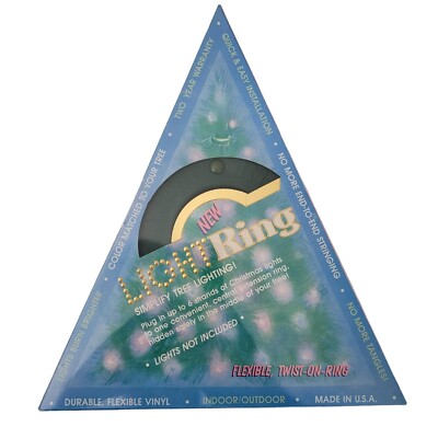 NOS Light Ring Tree Trunk Six Outlet Central Extension Point Christmas Lighting