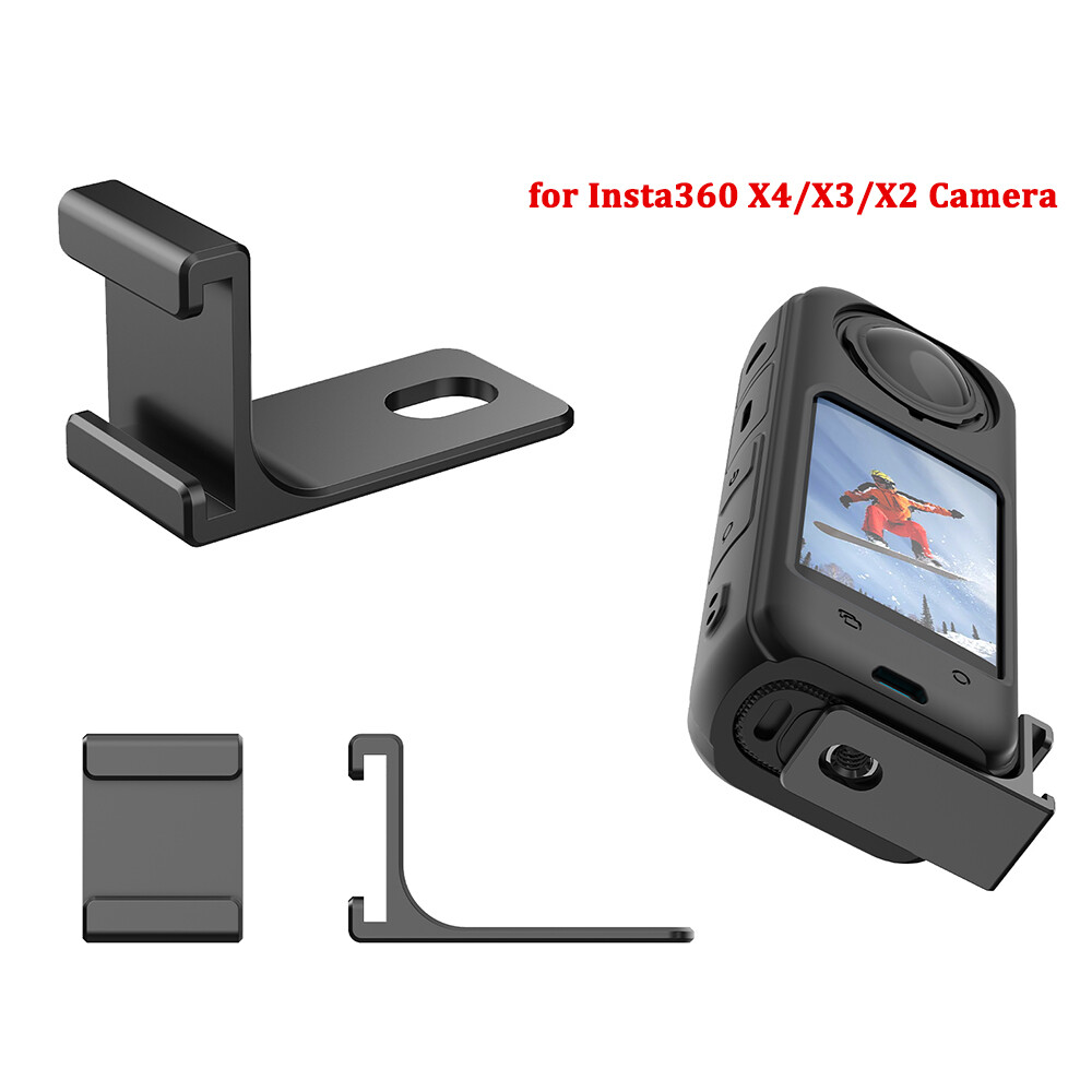Aluminum Action Camera Base Tripod Adapter Mount for Insta360 X4/X3/X2 Camera-image
