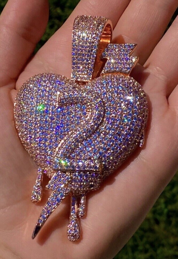 Lil Uzi Vert Diamond Choker 14K Diamond LiL Uzi Vert LUV Is Rage