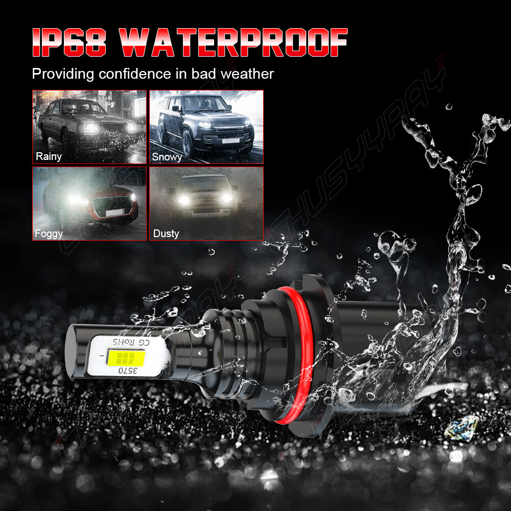 FIT Ford F150 1999-2003 Combo 9007 LED Headlight + 9145 Fog Light Bulbs Kit